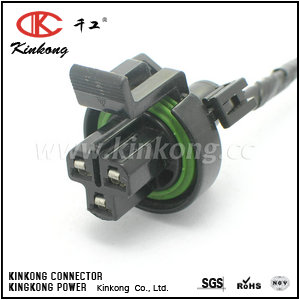 3 pin female waterproof type cable connectors CKK7033Q-2.8-21