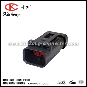 1871413-1 3 pins black blade automotive electrical connector