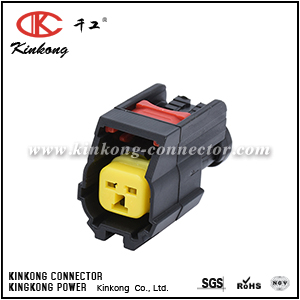 2 pole female waterproof injector connector CKK7028-1.5-21