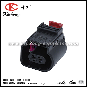 8K0 973 702D 6-1670587-1 2 pole female Flat Contact Housing Temperature Sensor connector CKK7025TA-1.5-21 
