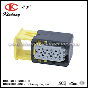 2-1703639-1 12 hole gray female waterproof automotive electrical connector CKK7129G-1.5-21