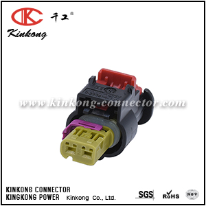 4K0 973 702 B 0-2297796-1 2 ways female cable connector for VW AUDI