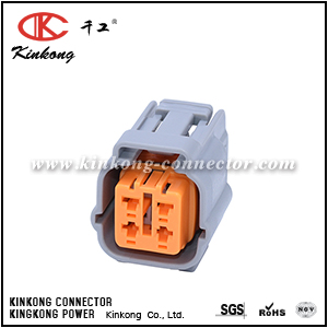 6195-0015 4 hole female waterproof electrical connectors CKK7046-2.2-21