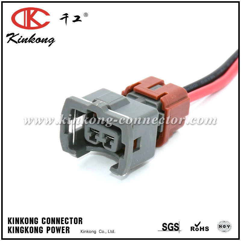 2 way waterproof female auto electric wire connector