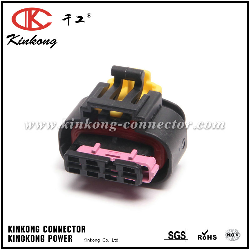 4 pole female waterproof cable wire electrical plug