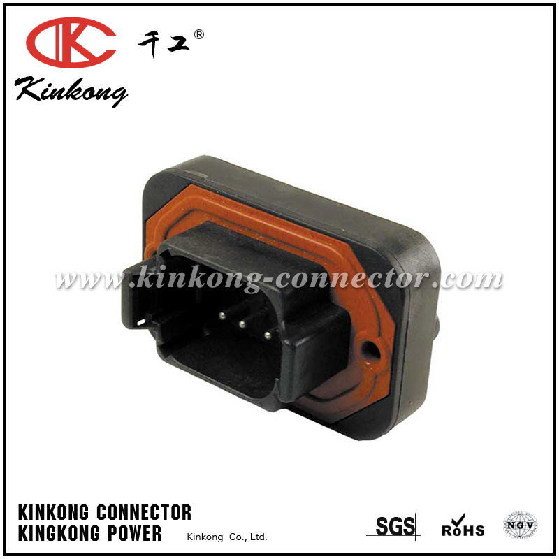 8 pins male electrical connector wire harness plugs DT1508PB