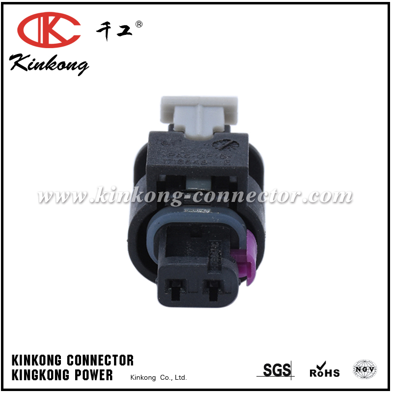2 Mujer Inyector De Combustible Automotriz Conector 4F0 973 702 1 1718643 1 De Tyco Amp