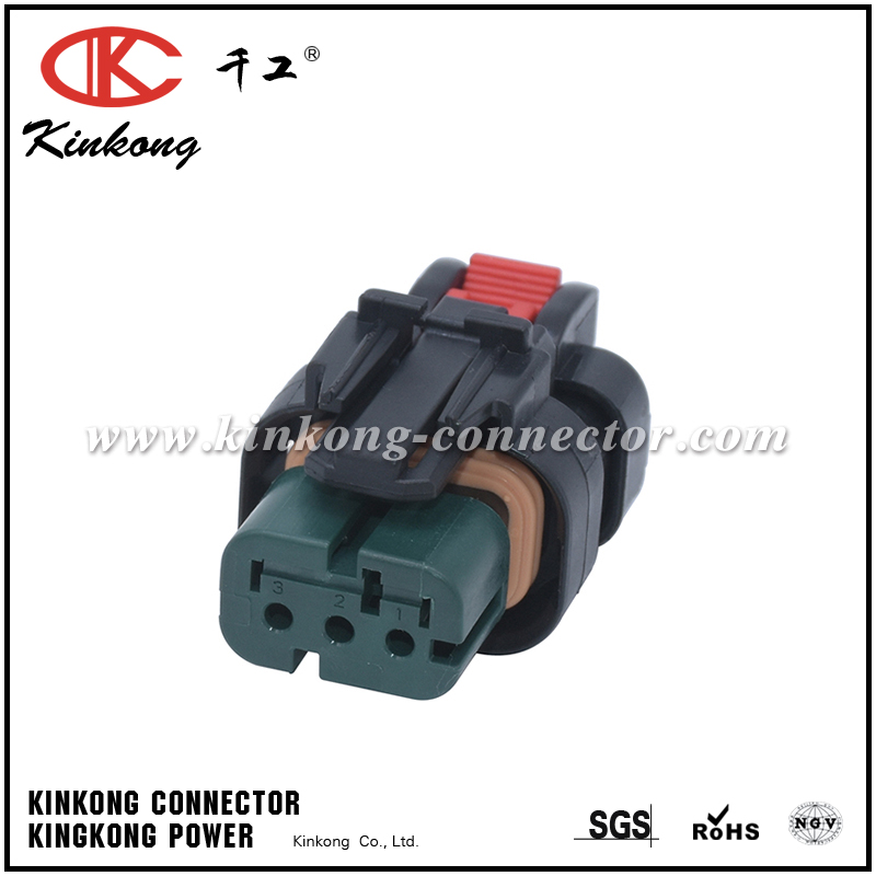 3 way black automotive connector 776429-4