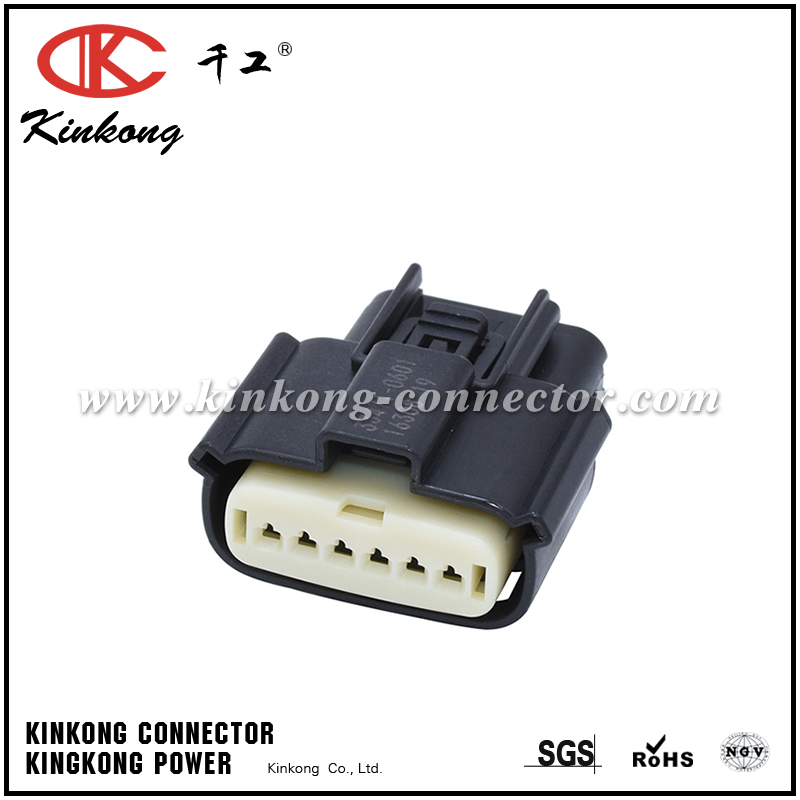 33471-0601 6 pole female automotive connector CKK7062M-1.0-21