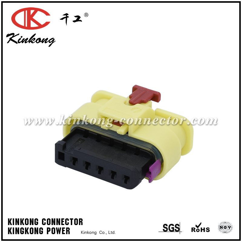 1-2141530-5 6 way female automotive connector