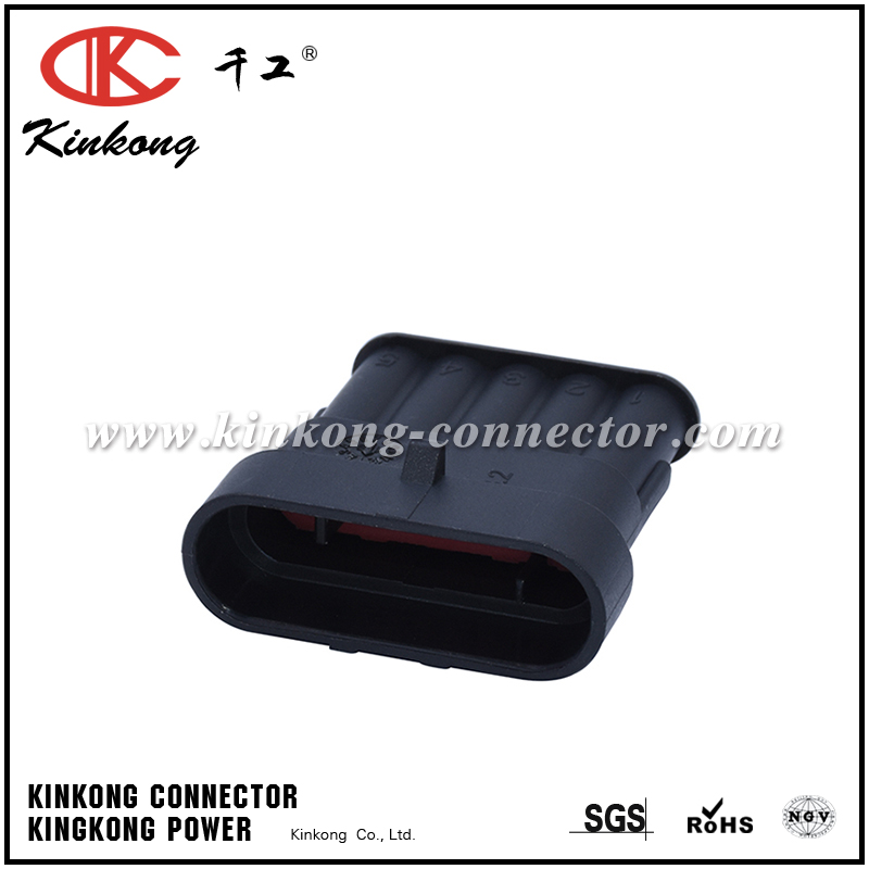 282107-1  5 pin male waterproof  automotive electrical connectors   CKK7051-1.5-11