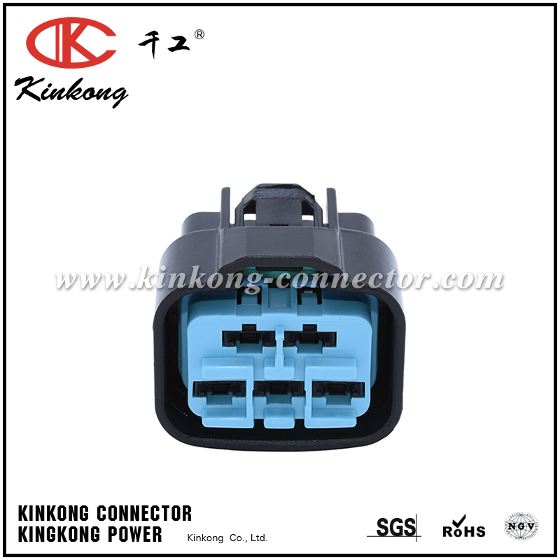 5 pole female automotive electrical connectors 6189-0904