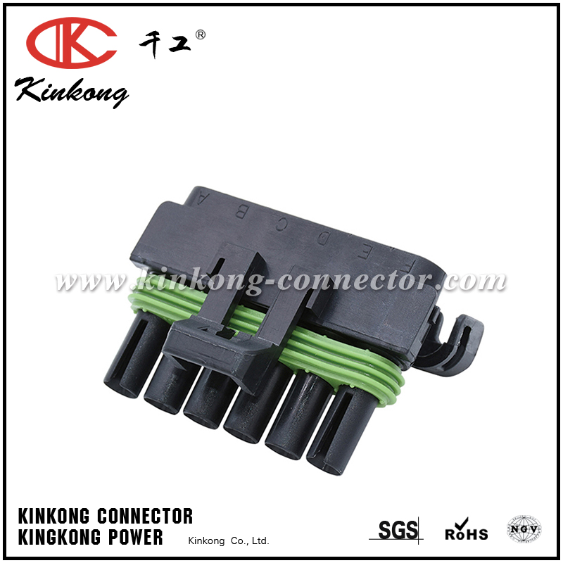 12020926 6 way waterproof wire harness plug CKK3061B-2.5-21