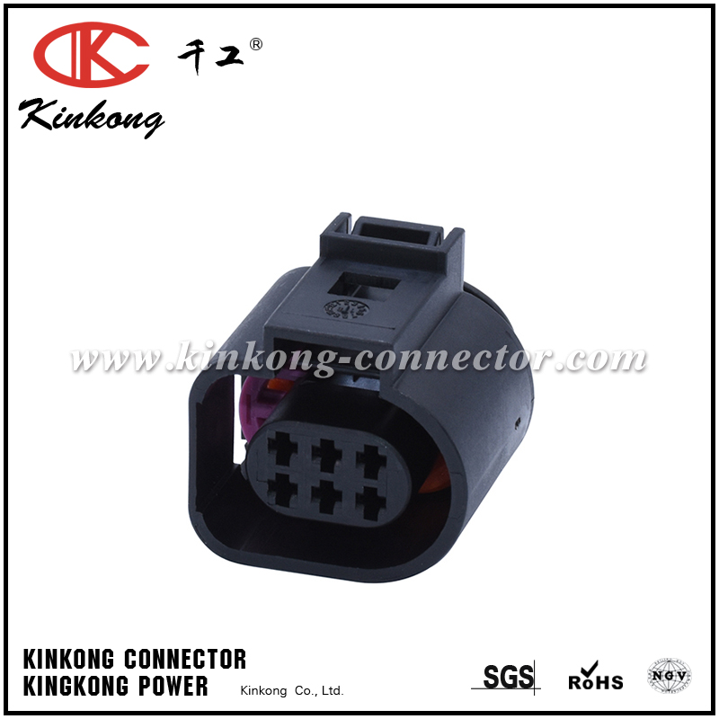 1J0 973 713,1J0973713 42121700 6 way female housing connector plug Throttle Valve Control Element For VW Audi Skoda Seat, OEM CKK7065-1.5-21
