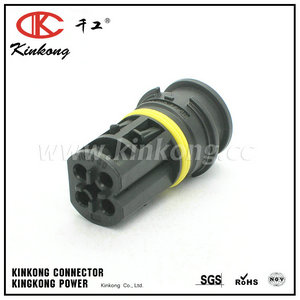 4 pin female waterproof car connectors CKK3041B-3.0-21