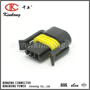 3 pin female waterproof cable connectors  CKK7033E-1.5-21