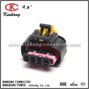 4 pin female waterproof cable wire electrical plug CKK7046C-3.5-21