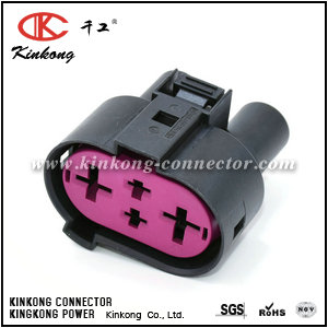 4 way female automotive wire harness connectors CKK7042G-6.3-9.5-21