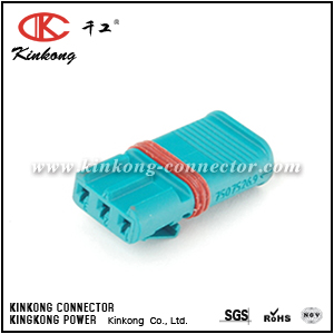12527507526KT  3 pole female electric connector CKK7032Z-1.0-21