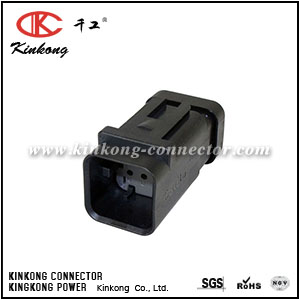1717675-2 Electrical automobile male 6 pole cable connector 