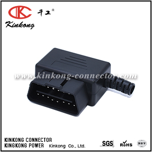 OBD2 16 pin automotive electrical connector 