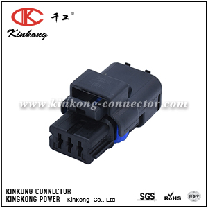 3 pole female waterproof cable connectors CKK7031Y-2.5-21