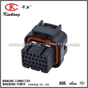 3-1437290-8 26 Position TE Connectivity Quad Row Upper Lock Super Seal Plug Automotive Connectors CKK726B-1.6-21