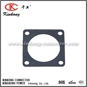 RTFD14B SQUARE FLANGE RECEPTACLE GASKETS, SHELL SIZE 14, THICKNESS 0.8MM (±0.2). COMPATIBLE TO PART UTFD14B