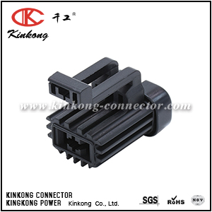 2 pole female cable wire connectors CKK7026C-6.3-21