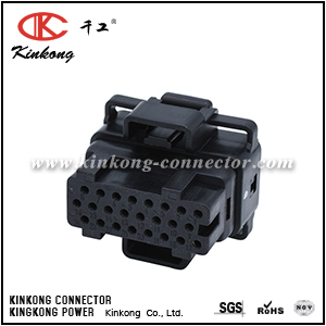 4-1437287-5 24 pin female Automotive ecu Connector  CKK724-1.5-21