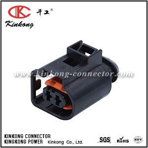 4D0 971 992 B 2 way female Horn Crankshaft Position Injector connector for VW AUDI CKK7025H-3.5-21