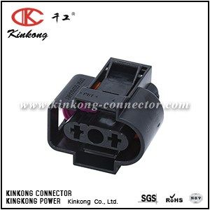 1J0 973 202  2 hole female coolant tank reservoir sensor connector for VW Audi CKK7025Q-3.5-21