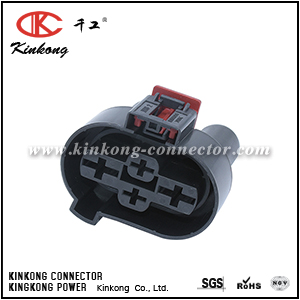 4 pole receptacle automotive socket housing CKK7041-6.3-9.5-21