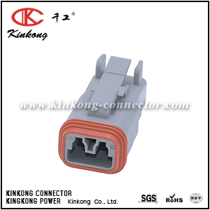 DT06-2STE 2 pole receptacle socket housing 