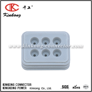 6 pole rubber seals suit for 776531-1 776537-1 1717975-1 CKK006-06M