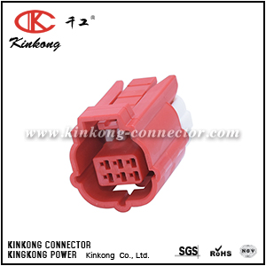 6 ways female Haojue motorcycle diagnosis Connector CKK7066R-0.7-21