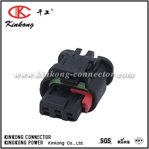1488991-1 3 way female cable connector CKK7034BW-1.0-21