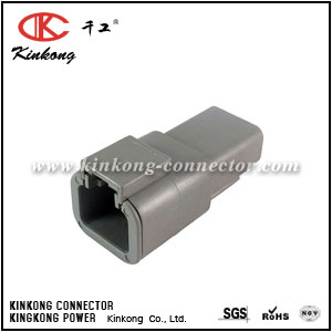 DTP04-2P-C015 2 pin male crimp connector 