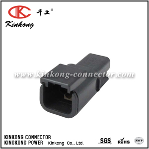 DTMH04-2PD 2 pin waterproof connector 