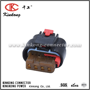 1-1456426-6 4 way female wire connector CKK7041TC-1.0-21