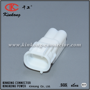 90980-11155 2 pins male rear license plate lamp connector for Toyota CKK7025W-2.2-11