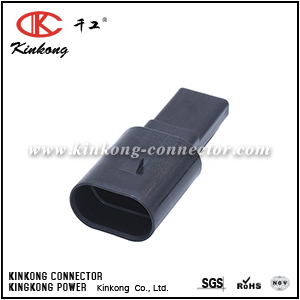 3 pin male waterproof cable connectors  CKK7031B-1.5-11