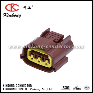 6098-0142  3 hole female electrical  connectors CKK7034-2.2-21