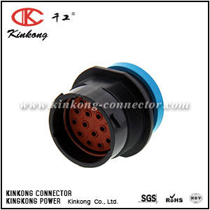 HDP24-24-16PE-L017 16 pin male crimp connector 