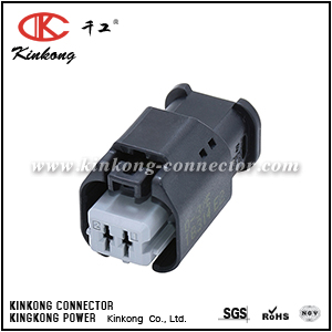 1801175-3 2 pole female Sensor Flat Contact System connector CKK7021G-2.5-21
