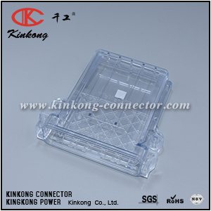 AIPXE-325X4A-E017 CLEAR, NATURAL POLYCARBONATE, PCB ENCLOSURE WITH VENT HOLE