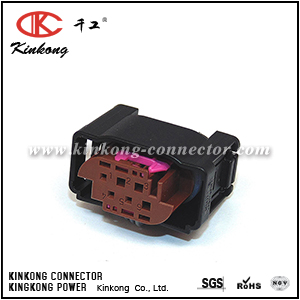 1-967360-2 61138383300 8384668 6 hole female BMW Rear Suspension Level Sensor Connector E90 323i 325i 328i 330i 335i E82 128i 135i E60 E63 E84 E71 E89 