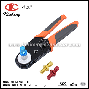 Ratchet Crimper for Detusch Solid Contact Size 12,16,20 applicable to DT,DTP,DTM series 1710C006 CKK-2612D