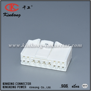 368451-1 14 hole female automobile connector CKK5141W-2.2-6.3-21