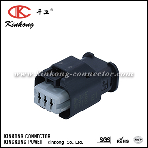 1801178-3  3 hole female TE automotive connector 